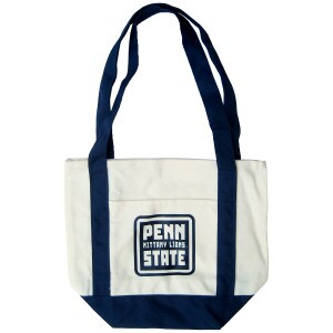 mini tote Penn State Nittany Lions with navy straps